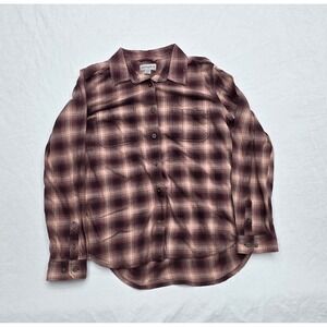 Carhartt Women's Plaid Longsleeve Button Down Shirt Size Large